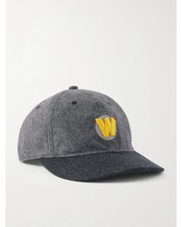 WTAPS - Baseballkappe aus Flanell aus einer Wollmischung mit Logostickerei - Lyst
