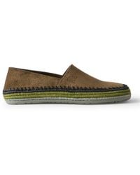 Loewe - Paula's Ibiza Suede Espadrilles - Lyst