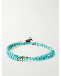 Mikia - Sterling Silver Multi-Stone Beaded Bracelet - Lyst
