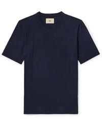 Folk - Assembly Cotton-Jersey T-Shirt - Lyst