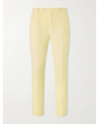 Boglioli - Straight-Leg Linen Suit Trousers - Lyst