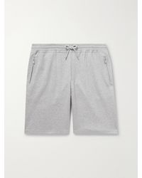 Brunello Cucinelli - Straight-Leg Cotton-Blend Jersey Drawstring Shorts - Lyst