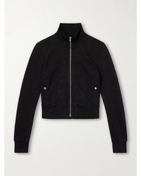 Rick Owens - Rev Cotton-Jersey Zip-Up Sweatshirt - Lyst