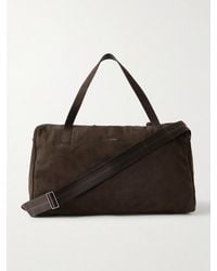 ZEGNA - Secondskin Suede Weekend Bag - Lyst