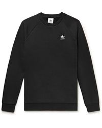 adidas originals sweatshirt with small logo in white