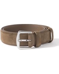 Loro Piana - 3.5Cm Suede Belt - Lyst