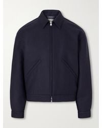 Valstar - Brushed Virgin Wool-Twill Bomber Jacket - Lyst