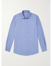Massimo Alba - Genova Cotton-Chambray Shirt - Lyst