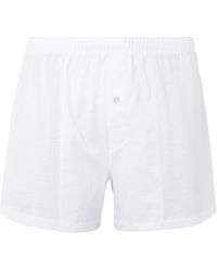 Hanro - Sporty Mercerised Cotton Boxer Shorts - Lyst