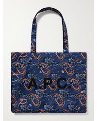 A.P.C. - Diane Reversible Printed Shell Tote Bag - Lyst