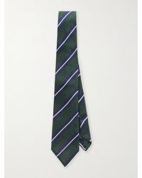 dunhill - 9.5Cm Striped Silk Tie - Lyst