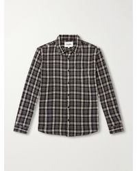 Corridor NYC - Spacerock Checked Cotton-Tweed Shirt - Lyst