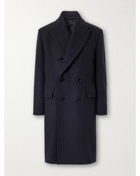Tom Ford - Doppelreihiger Mantel aus Wolle - Lyst