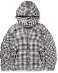 Moncler Genius - 7 Moncler Frgmt Hiroshi Fujiwara Socotrine Houndstooth-print Shell Hooded Down Jacket - Lyst