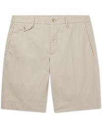 Incotex - Slim-Fit Stretch-Cotton Poplin Bermuda Shorts - Lyst