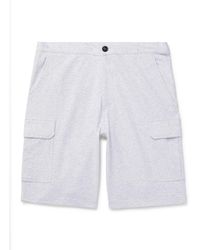 Brunello Cucinelli - Straight-leg Cotton-blend Jersey Drawstring Shorts - Lyst