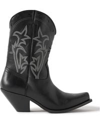 Enfants Riches Deprimes - Swiss Cowboy Embroidered Leather Boots - Lyst