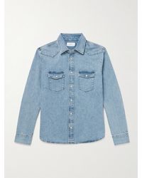 MR P. - Denim Western Shirt - Lyst