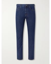Canali - Slim-Fit Straight-Leg Jeans - Lyst