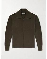 Margaret Howell - Merino Wool Zip-Up Cardigan - Lyst
