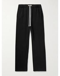 Les Tien - Heavyweight Structured-Fleece Cotton-Jersey Sweatpants - Lyst