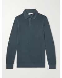 MR P. - Cashmere And Silk-Blend Polo Sweater - Lyst