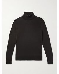 ZEGNA - Cashmere And Silk-blend Rollneck Sweater - Lyst