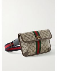 Gucci - Marsupio in misto cotone gg supreme - Lyst