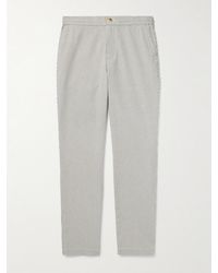 MR P. - Pantaloni Gessati A Gamba Dritta - Lyst
