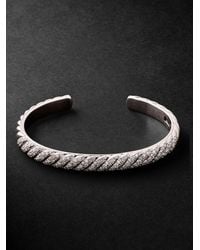 David Yurman - Sculpted Cable 18-Karat Diamond Cuff - Lyst