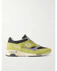 New Balance - Miuk 1500 Leather And Mesh-trimmed Brushed-suede Sneakers - Lyst