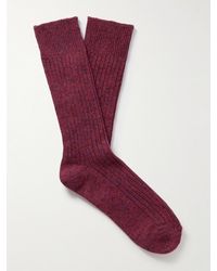 MR P. - Socken aus einer gerippten Baumwollmischung - Lyst