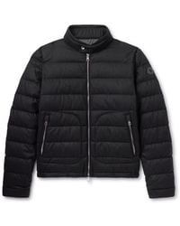 Moncler - Acorus Quilted Nylon And Cashmere-blend Down Zip-up Jacket - Lyst