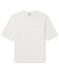 De Bonne Facture - Cotton-jersey T-shirt - Lyst