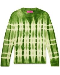 The Elder Statesman - Wire Tie-Dyed Ribbed Cashmere Sweater - Lyst