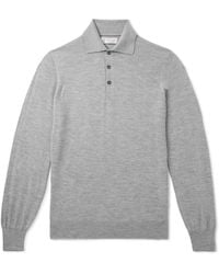 Brunello Cucinelli - Cashmere And Silk-Blend Polo Shirt - Lyst