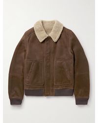 Yves Salomon - Shearling-lined Suede Jacket - Lyst