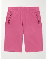 Acne Studios - Straight-Leg Cotton-Jersey Shorts - Lyst