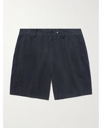 Rag & Bone - Haydon Straight-Leg Linen Shorts - Lyst