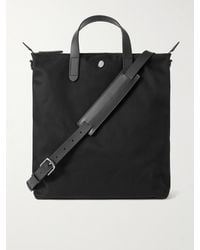 Mismo - M/s Shopper Leather-trimmed Ballistic Nylon Tote Bag - Lyst