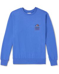 thisisneverthat - Logo-embroidered Cotton-jersey Sweatshirt - Lyst