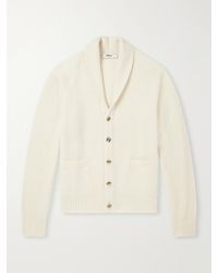 Altea - Ribbed Virgin Wool Cardigan - Lyst