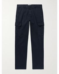 MR P. - Samuel Slim-Fit Straight-Leg Organic Cotton-Twill Cargo Trousers - Lyst