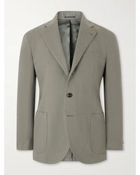 J. Mueser - Waverly Cotton And Linen-Blend Blazer - Lyst