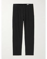 NN07 - Bill 5721 gerade geschnittene Hose aus Seersucker aus einer Biobaumwollmischung - Lyst