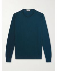 John Smedley - Hatfield Sea Island Cotton Sweater - Lyst