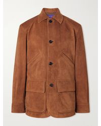Ralph Lauren - Hollis Panelled Suede Jacket - Lyst