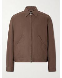 Valstar - Stan Linen Bomber Jacket - Lyst