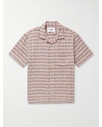 Corridor NYC - Camp-collar Striped Cotton-blend Jacquard Shirt - Lyst