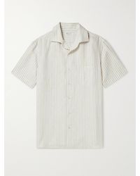 Loro Piana - André Striped Linen Shirt - Lyst